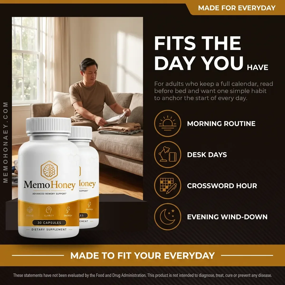 The MemoHoney listing scene: who it is for, everyday use