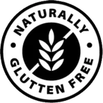 No gluten circular emblem